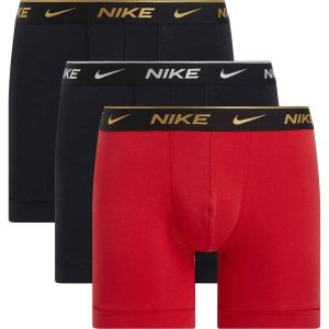 Nike Shorts Boxer Pack de 3 - Noir/Rouge/Dor&eacute;, pointure Small - ['Noir', 'Rouge', 'Dor&eacute;'] - Taille Small