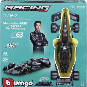 Bburago 1/24 KIT A MONTER RACING F1 SF 2023 - avec casque et support Mercedes AMG W14 #Hamilton