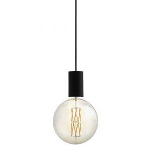 Image de Eglo Suspension POZUETA Noir, 1 lumière - Moderne - Intérieur - POZUETA - Délai de livraison moyen: 2 à 3 semaines. Port gratuit France métropolitaine et Belgique dès 100 €.