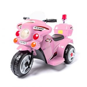 Ataa - Moto de police Peggy 6v: Rose - Rose