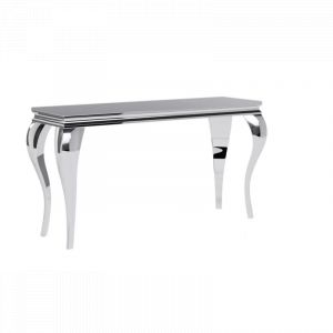 Console "Prince C" - Noir/Argenté - L 120 x l 40 cm