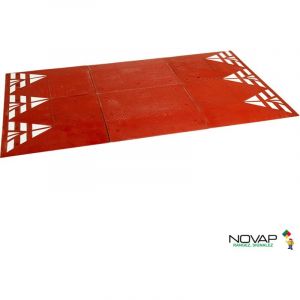 Novap Coussin berlinois, ralentisseur conforme CEREMA - 3 m - Rouge - 6100324