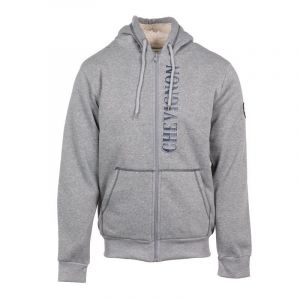 Chevignon Sweat Zipp&eacute; &Agrave; Capuche Fourr&eacute;e Surpiqures Color&eacute;es Homme