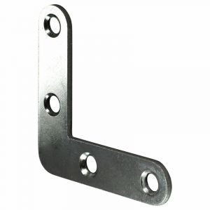 Hettich 1 &eacute;querre d'assemblage plate acier zingu&eacute;, l.40 mm