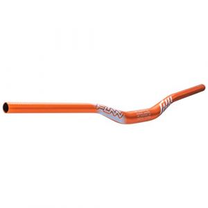 Funn Full On Cintre VTT avec serrage de 31,8 mm et largeur de 785 mm, un cintre rehaussé en alliage robuste et léger pour VTT, BMX et vélo de route, Cintre VTT avec rehausse de 30 mm (Orange)