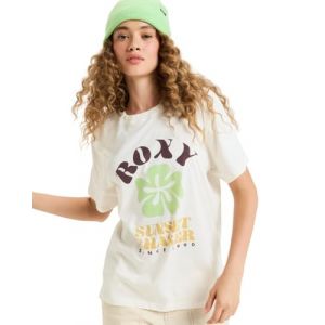 Roxy Hangloose Poster T-Shirt blanc