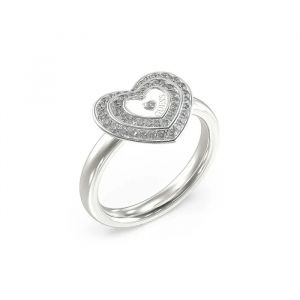 Guess Anneau Acier Argent&eacute; Femme