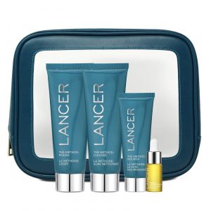 Lancer Skincare Lancer The Method: Polish 60 ml + The Method: Cleanse 60 ml + The Method: Nourish 22 ml+ Omega Hydrating Oil 4,4 ml + Beauty Bag 1 Stk.