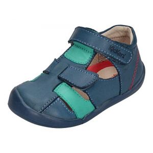Kickers Wasabou, Sandales Mixte, Bleu Clair, 24