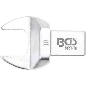 BGS Cl&eacute; plate 18 mm empreinte 14 x 18 mm 6901-18