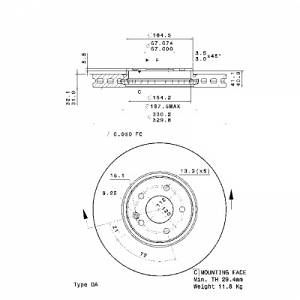 Brembo 1 Disque de frein 09.A726.11