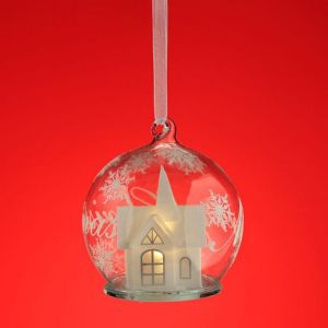 Boule de Noel LED Joyeux Noel