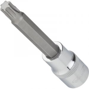 Vigor Carr&eacute; femelle entra&icirc;nement 12,5 = 1/2 Douille m&acirc;le TORX&reg; pour profil TORX&reg; int&eacute;rieur V2171T 60 L.100 mm
