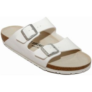 Image de Birkenstock Arizona, Sandales Bout ouvert mixte adulte, Blanc, 40 EU (étroit)