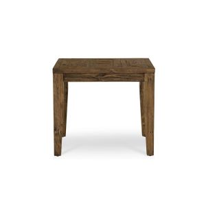 D&eacute;coration d'Autrefois Table &agrave; Manger Bois Marron 90x90x78.5cm