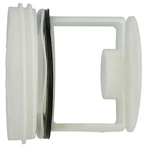 Vhbw Filtre à peluches remplacement pour 481248058403 pour machine à laver, sèche-linge - 5,6 cm, avec joint