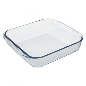 ORYX 5024135 Plat &agrave; Four Verre Borosilicate Carr&eacute; 1,1 L. 20,7 x 20,7 cm. Id&eacute;al pour les d&eacute;corations, salades, desserts, cuisine, R&eacute;posterie. Sans BPA
