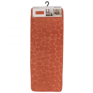 Tendance Grand Tapis de salle de bain Cuivre en Microfibre à mémoire de forme 45 x 120 cm