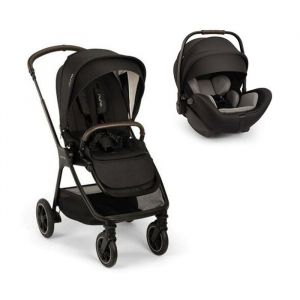 NUNA - Poussette DUO Triv Next + Siège-auto Arra Flex Caviar