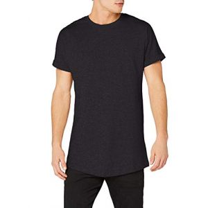 Urban classics T-Shirt Long À Manches Retroussées