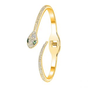 Jonc Femme So Charm - B1886-DORE - Bracelet Serpent Doré