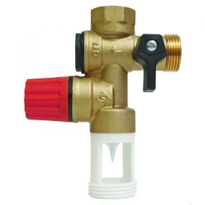 Groupe de S&eacute;curit&eacute; NF 3/4" &agrave; garde d'air droite - Si&egrave;ge inox pour eau agressive - SOMATHERM FOR YOU