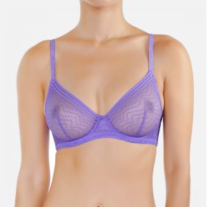 HUIT soutien-gorge armatures en dentelle Éclatante Violet - Taille 85B