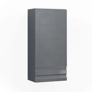 Vicco - Armoire murale de salle de bain Freddy, Anthracite, 77 x 36.4 cm