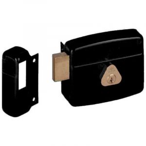 Monopoint en applique horizontale pêne dormant A70mm C40 gauche - CISA - 501410-01-2A