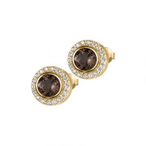 Jacques Lemans Boucles d'oreilles à fermoir à poussette SE-O105H 925 Argent