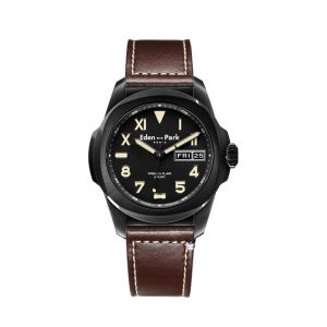 Eden Park Montre Homme - EP13250G147 Bracelet Cuir Marron