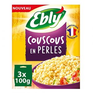 Ebly Couscous En Perles - La Boite De 3 Sachets De 100 G