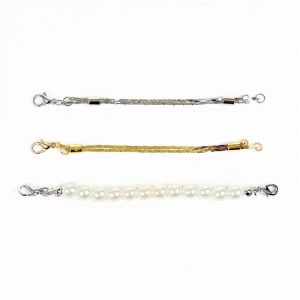 Astuceo Chainette rallonge collier par 3 Argent