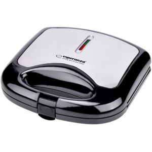 Esperanza Grille-pain 1000W 4 triangles Noir-inox - EKT011