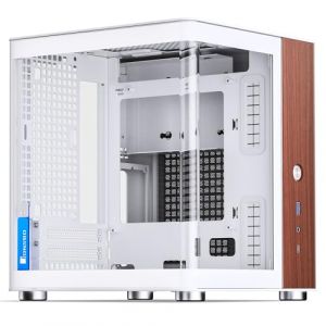 Jonsbo TK-0 PC Gehäuse, Mini-Tower, Mini-ITX, Tempered Glass, Holz
