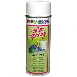 Dupli Color Peinture 9010 Blanc mat 400mL - Peinture en bombe