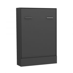 Inside75 Lit escamotable vertical MULTIMO couchage 140x200cm anthracite