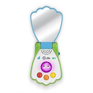 Baby Einstein Jouet t&eacute;l&eacute;phone musical Ocean Explorers Shell Phone, sons et lumi&egrave;res, 3 langues - anglais, fran&ccedil;ais, espagnol, A partir de 6 mois
