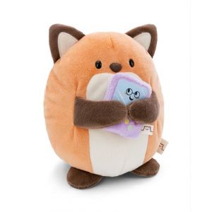 Nici Peluche renard avec jeu vid&eacute;o Geeks