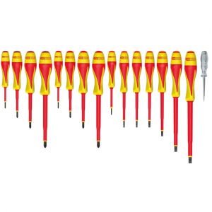 KS Tools Jeu de 17 tournevis bi-matière isolés 1000V 922.6219