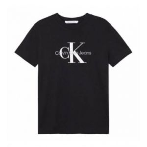 Calvin Klein Jeans Core Monogram T-Shirt Standard Noir, S Femme