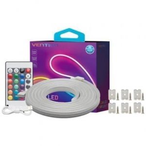 Bande LED RGB en silicone Vention PAEWF 1 m avec télécommande USB, étanche IP65
