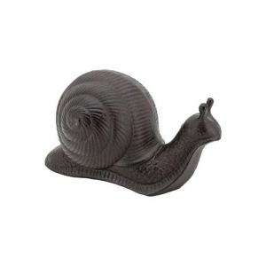 Aubry Gaspard - Escargot en fonte marron