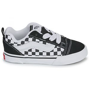 Vans Baskets basses enfant Knu Skool Elastic Lace CHECKERBOARD BLACK/TRUE WHITE Noir - Taille 19,20,21,22,24,25,26,23 1/2,26 1/2