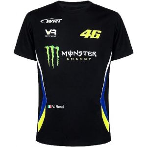 VR46 Valentino Rossi T-Shirt WRT Line,Homme,Noir,M