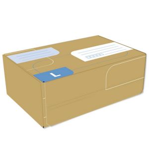Clairefontaine 7014C - Carton Colibox livr&eacute; &agrave; plat 350x230x130 mm