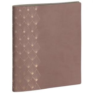 Exacompta 22559E - Agenda 18,5x22,5 Horizons 22, avec répert., FR Méline, coloris assortis décor cuivré