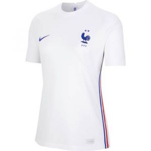 Nike Maillot de football FFF 2020 Stadium Away pour Femme - Blanc - Taille L - Female