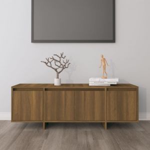 VidaXL Meuble TV Chêne marron 120x30x40,5 cm Aggloméré