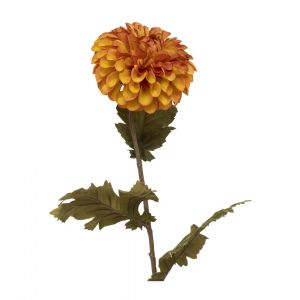 Atmosphera Fleur artificielle Tige de Dahlia h 65 cm - Orange